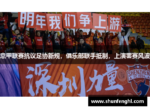 意甲联赛抗议足协新规，俱乐部联手抵制，上演罢赛风波